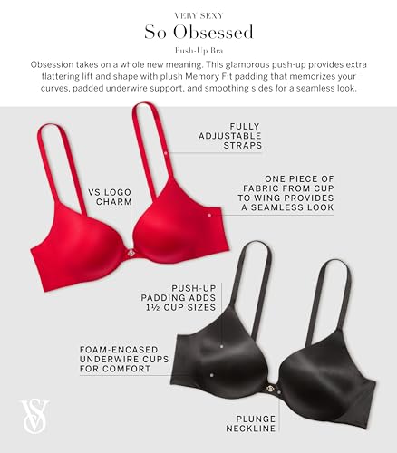 Victoria's Secret Women's Very Sexy So Obsessed Push Up Bra, Bras for Women (32A-38DD)4
