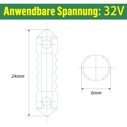 60 Stück Abschmelzsicherungen Set, Bolatus Torpedosicherungen 5A 8A 10A 16A 25A 40A Auto Sicherungs-Set für Europäische Fahrzeuge Oldtimer Autos