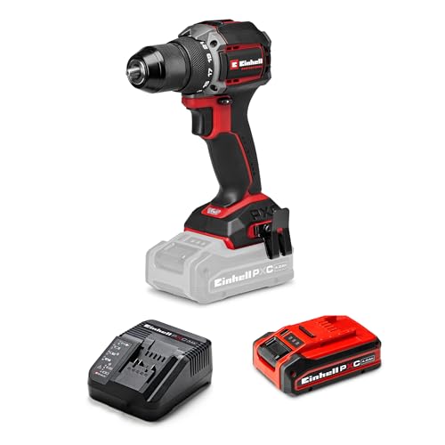 Einhell Professional Akku-Bohrschrauber TP-CD 18/70-C Li BL PXC (18 V, Brushless, 70 Nm, 13 mm Bohrfutter, 2-Gang, Anti-Kickback, inkl. 4,0 Ah Akku)