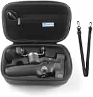 SKYREAT Osmo Mobile 7P Tasche,PU Leder Tragbare Aufbewahrungs-Schultertasche Reisetasche für DJI