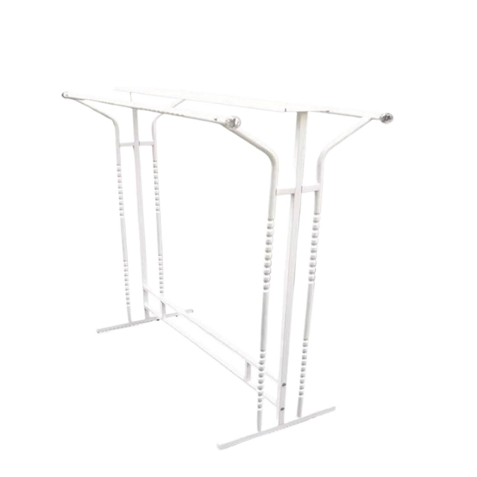 LJHFG63KUYT Clothes Rack Clothing Store Display Rack, Floor Standing Hanging Combination, Side Clothes, Shelf Display Stand(White)