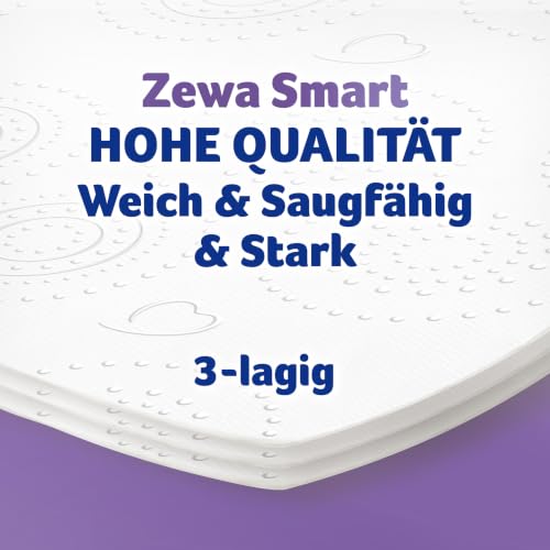 Zewa Smart Toilettenpapier Ohne Hülse, Großpackung Mit 36 Rollen (9 x 4 x 300 Blatt) – Ansicht 4