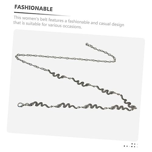 LIFKOME Retro Snake Buckle Waist Chain for Women Belt Body Jewelry Elegant Belly Chain Accessory for Casual Wear for Summer Outfits and4