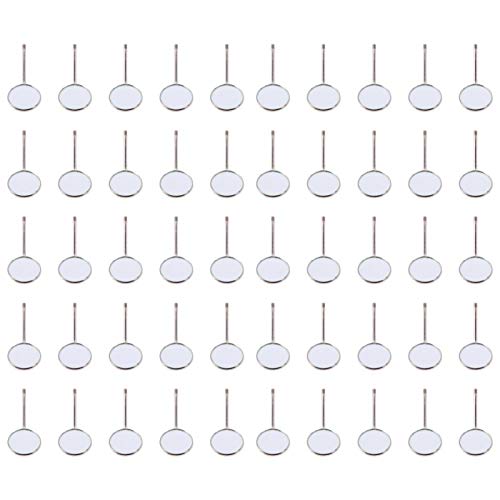 50 stks Tandheelkundige Spiegels, Ergonomisch schuine spiegel, Orale Tandheelkundige Spiegel Plastic Tandheelkundige… - Image 8