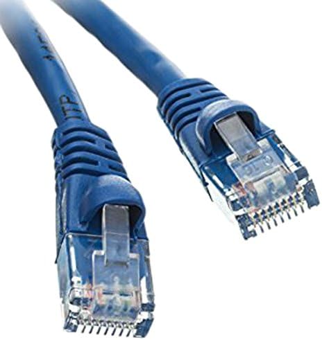 eDragon Cat5e Ethernet Patch Cable, (25 Feet/7.6 Meters), Snagless/Molded Boot, Blue, (4 Pack)
