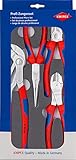 KNIPEX Zangen-Set in Schaumstoffeinlage 00 20 01 V17, (L x B x H) 165 x 335 x 33 mm