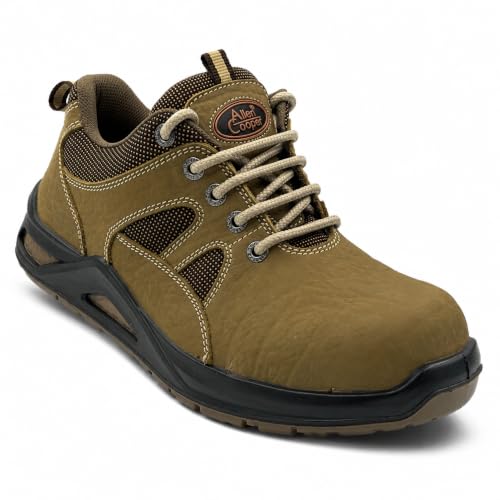 Image of Allen Cooper ACL 11694 High Performance Popcorn Safety Shoe | 200J Fiber Toe Cap | Anti-Skid, Heat, Water & Oil Resistant, Lightweight Protective Footwear