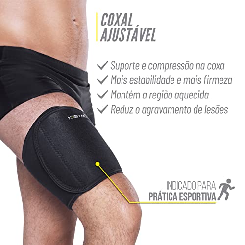 Kestal Coxal Ajustável Preta Un