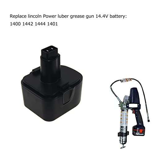 Image of Battery 14.4V 2Ah NiCd Replace for Lincoln Power luber Grease Gun 1400 1401 1442 1444