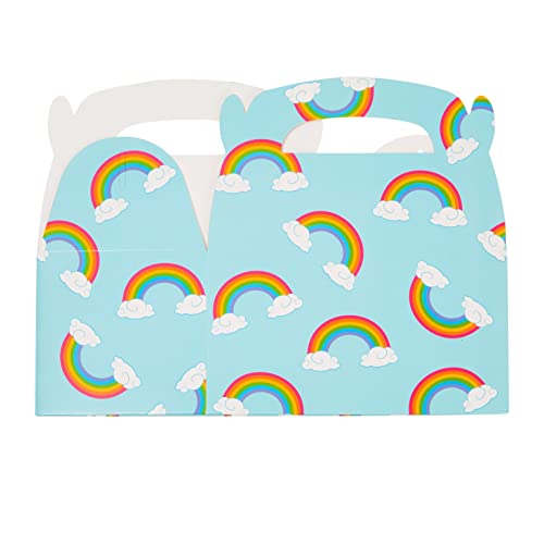 Blue Panda 24 Pack Rainbow Gable Boxes, Goodie Gift Box For Kids Birthday Themed Party Favors, Gifts, Treats (6.2 X 3.5 X 3.6 In) #TOP7