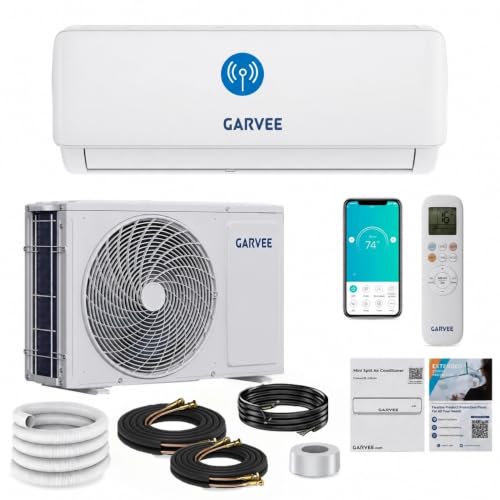 Klimaanlage Split, Inverter Klimagerät mit Kühlung und Heizung, Split Klimaanlage Wandmontage, 12000 BTU(3.5 kW), WiFi&App, Sehr Leise, R32 Kältemittel, Montagematerial, bis 100qm [Energieklasse A++]