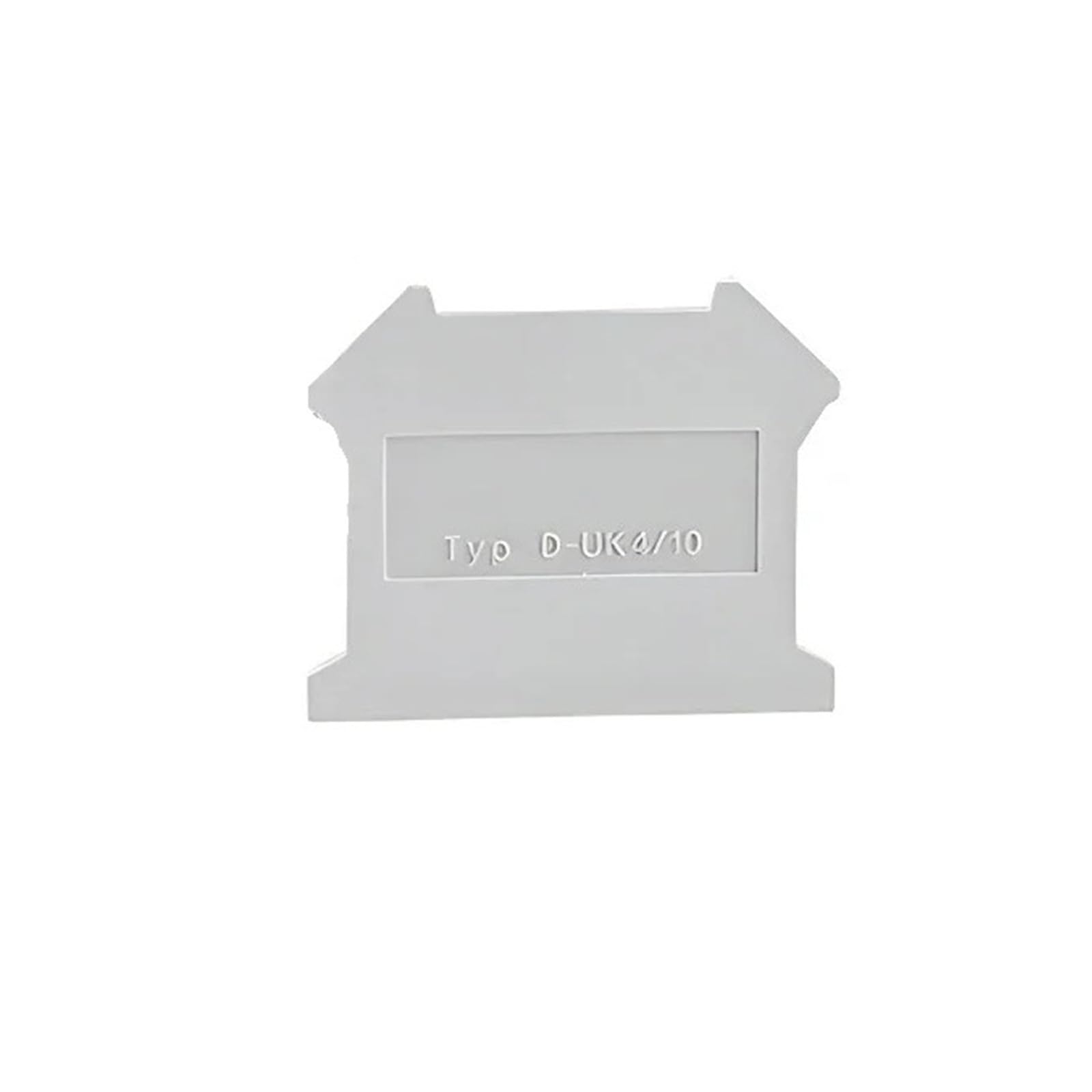 Tapa de extremo D-UK4/10 para borne de carril DIN UK 10N 6