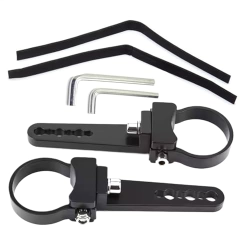 Supports de barre légers, supports de montage à barre légers - 2 pièces du support de montage des lumières LED porte-cage de rouleau | ACCESSOIRES DE VOITURES RÉGLABLES PRINCE DE TUBE HEURD DUT