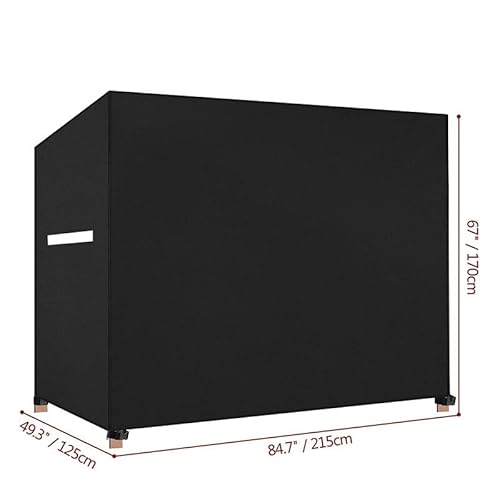 Hcfgs Outdoor Swing Cover For 2 Triple Seater 210D Porch Swing Covers Waterproof Uv Garden Furniture Cover Garden Hammock Glider Chair Cover All Weather Protection #TOP5