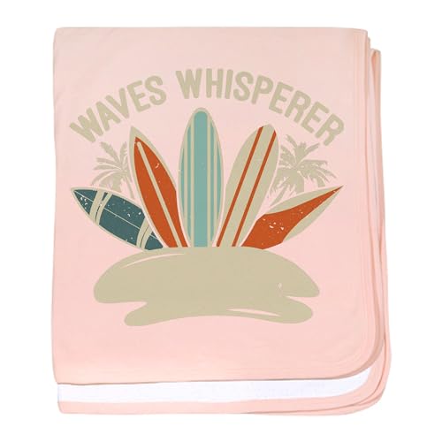 CafePress Surfer Surfboards Waves Whisperer Sur Baby Blanket, Super Soft Newborn Swaddle