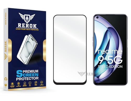 Image of Gorilla Tempered Glass Screen Protector Compatible with Realme 9 5G SE [Pack of 1] | Edge-to-Edge, Bubble-Free, Case Friendly, Easy Installation Kit