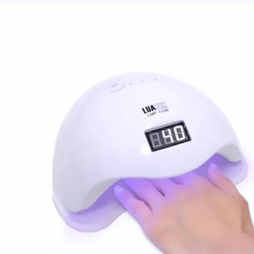 Máquina De Unhas Gel Cabine Sun One Uso Profissional Secador De Esmalte Estufa C/Timer Led Uv 48w Bivolt Secagem Rápida Acrigel Com Sensor Manicure