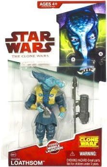 Star Wars Figura de acción animada de Guerras Clon de General Whorm Loathsom
