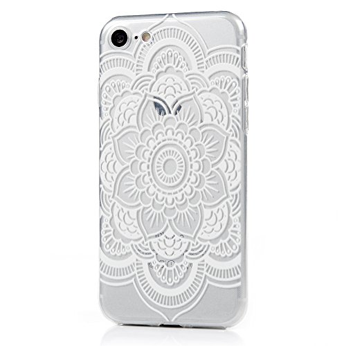 Mixpring Coque pour iPhone 7, Housse Case Bumper Étui Coque de Protection en TPU Soft Silicone Ultra Hybrid Ultra Mince Léger Modèle Dessin Housse pour iPhone 7 / iPhone 8