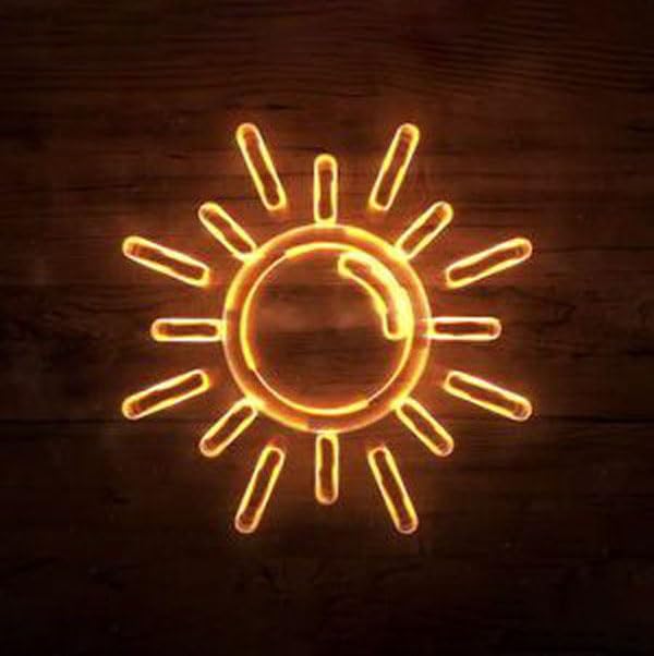 bpaSun Neon Light, Sky, Summer, Orange, LED, 30x30 cm