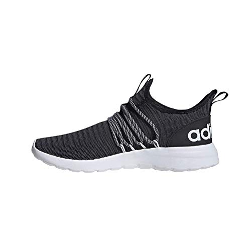 adidas Men's Lite Racer Adapt Running Shoe, Black/Black/Grey, 7 M US