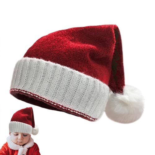 Gorros De Papá Noel Para Niños,Sombreros De Navidad De Invierno Para Niños | Gorro decorativo navideño de invierno - Sombrero decorativo para disfraz de vacaciones, cálido, para clima frío, para niñas