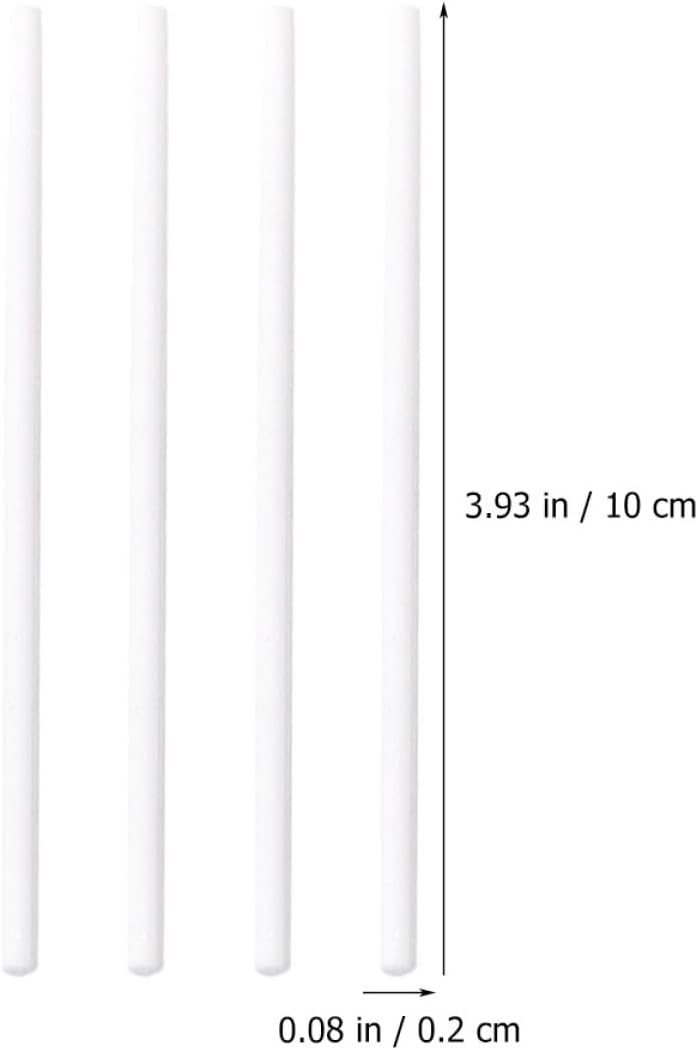 IWOWHERO 50pcs Ceramic Hanging Burning Rods Essential Firing Tools for Jewelry Making and Pottery Crafts Refractory Sticks for Use