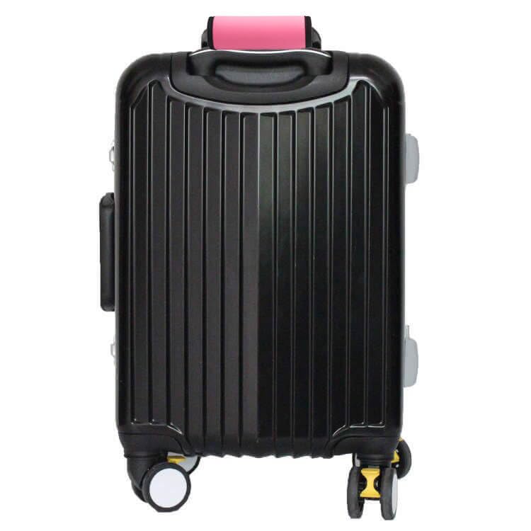 Image of Neoprene Luggage Handle Wraps for Traveling Bright Color Luggage Tags|Handle Wraps|Handle Covers (Light Pink)