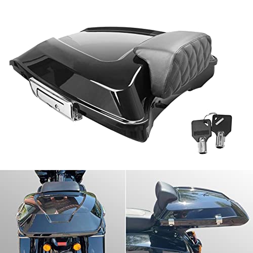 TooHR ハーレー用 リア ツアーパック トランク バックレスト付き...