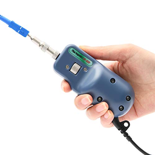 Image of Fiber Microscope Inspection Probe 400 Times KIP-600P w / 4 UPC Tips SC /FC /ST /LC + USB Port Used with Window PC or Komshine OTDR Optical Fiber Probe Cleaning Tools