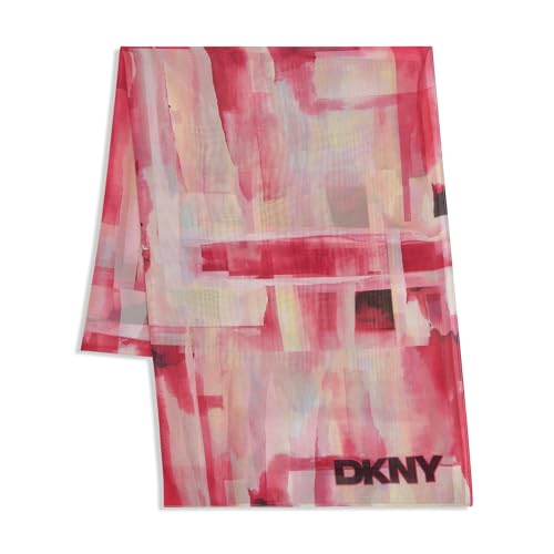 DKNY Women's Accessories Scarf, Coral Crush, One Size3