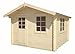 Produktbild Gartenhaus Mosel Gerätehaus Blockhaus ca. 320 x 320 cm 34 mm doppelte Nut+Feder