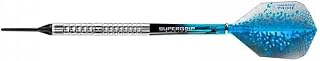 Harrows Pulse Dardos de Tungsteno al 90% | Juego de Dardos con Punta de Acero y Estuche de Transporte | 21 g, 22 g, 23 g, 24 g, 25 g y 26 g | Incluye Ejes Supergrip Fusion y Plumas de 100 Micras