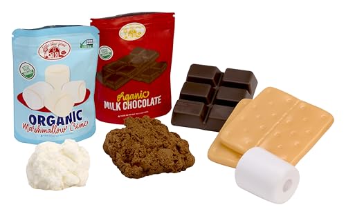 Little Tikes Creative Chefs S’Mores Kit - Comprend Make It Mix et 8 Accessoires réalistes, Ensemble de Cuisine pour Jouer, Non Comestible, Convient aux garçons et aux Filles âgés de 3 Ans et Plus