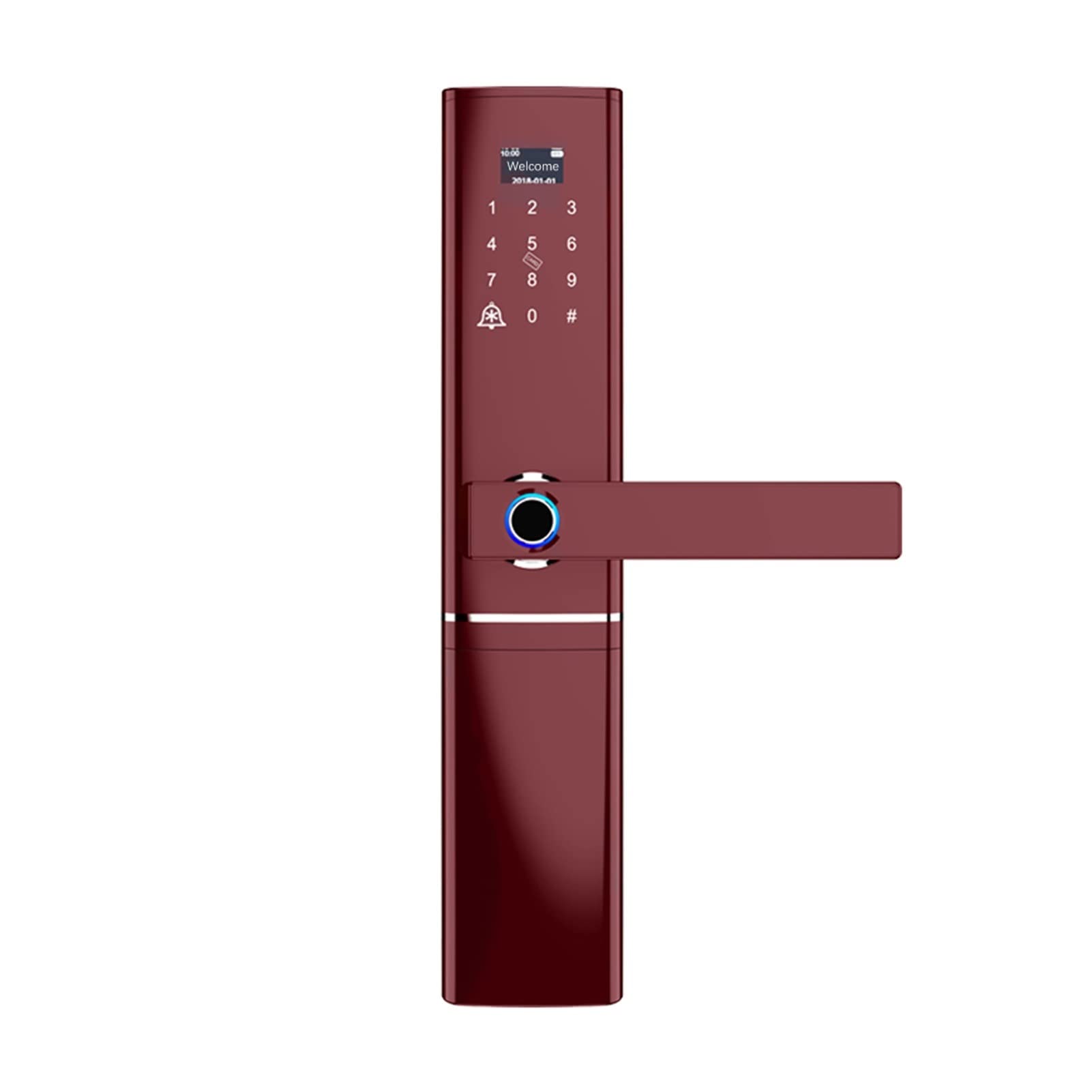 DRAUXI Fingerprint Door Lock, Waterproof Electronic Door Lock Intelligent Biometric Door Lock Smart Fingerprint Lock Home/Bedroom/Office