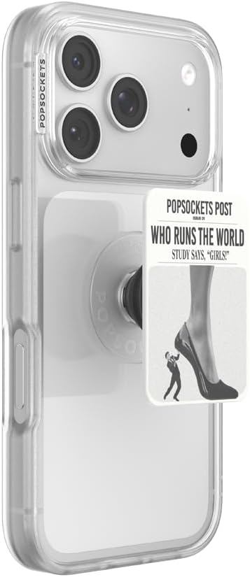 PopSockets Swappable PopTop for Phone Grips, Compatible with Adhesive or MagSafe Bases - Who Runs the World