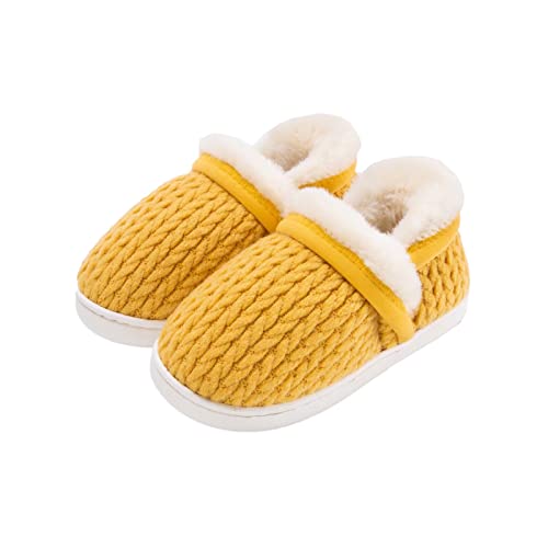 Kinghealth Chaussons pour bébé fille garçon Chaussures d'hiver, jaune, 22/23 EU Cover