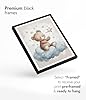 Teddy Bear On A Cloud Nursery Prints, Kids Space Poster Baby And Toddler Wall Art Bedroom Decoration For Boy And Girl, A4 (Print Only) - 29.7x21cm #3