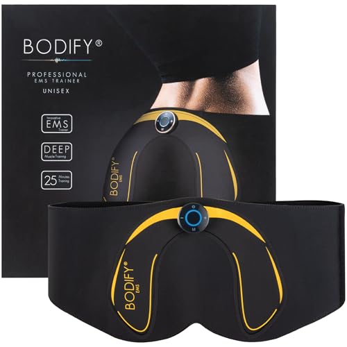 Bodify® Entrenador EMS para glúteos Pro – ¡Estimulación focalizada de los glúteos! - Desarrollo Muscular - Entrenador de Caderas - Dispositivo de estimulación de los glúteos - El Original