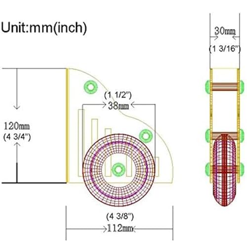 Ensemble complet quincaillerie échelle pour optimiser l'espace - 6