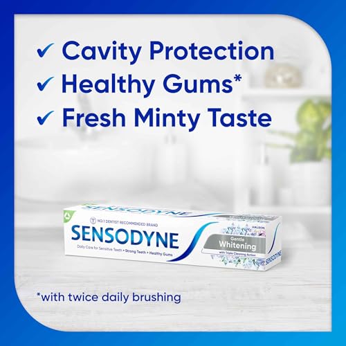 Sensodyne Toothpaste Daily Care, Gentle Teeth Whitening Toothpaste for Everyday Care, 75ml - Image 5