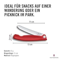 Victorinox Swiss Classic Faltbares Picknick-Messer, 11 cm, Rot – Ansicht 3