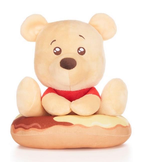 Winnie The Pooh Plush 8inch Disney WTP Soft Toy Doughnuts