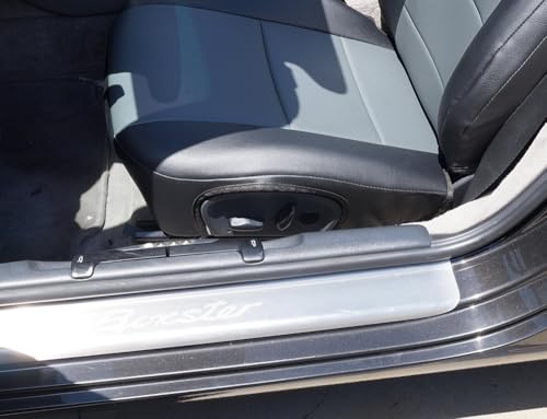 Iggee Beige Artificial Leather Custom Made Original fit Front seat Covers Designed for Porsche Boxster 1997-2004 - Image 5