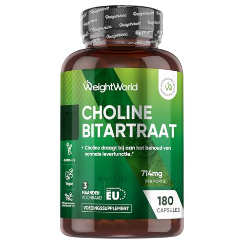 WeightWorld Choline Bitartraat capsules - 714 mg choline per capsule