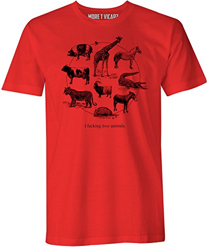 T-shirt homme rouge manches courtes XXX-Large vêtement été imprimé slogan
