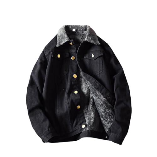 Veste en jean doublée polaire homme pour un style décontracté