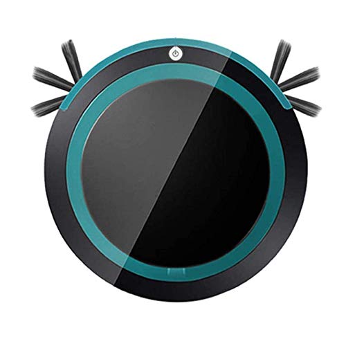 Saugroboter, Staubsauger Roboter, Starke 500Pa Automatischer Staubsauger Roboter, für Tierhaare, Teppiche und Hartböden,Schwarz