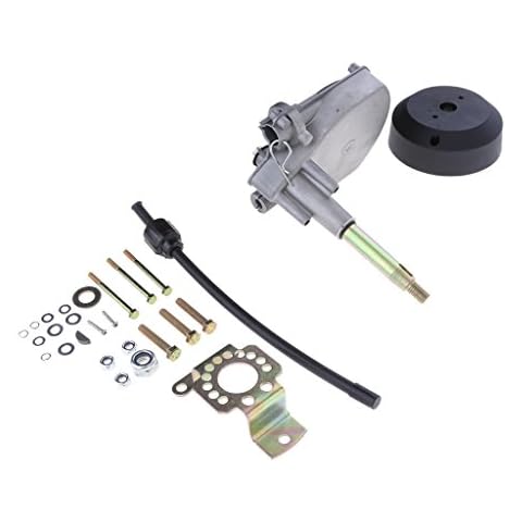 Kesoto Marine Outboard Rotary Mechanical Steering Helm System Assembly for YK7 Boats Cover