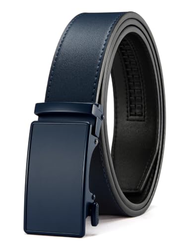 Image of CHAOREN Mens Leather Ratchet Belt - 1 3 /8 inch for Dress Pants